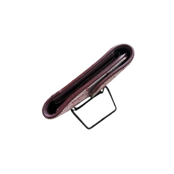 Louis Vuitton Pink Mini Lin Monogram Wallet - Picture 8 of 11